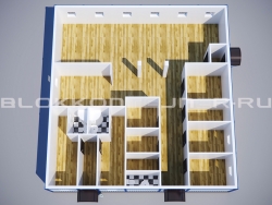Модульная столовая из блок-контейнеров в Архипо-Осиповке